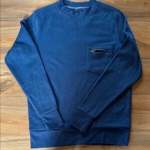 Men's Blue Sweater with Pocket